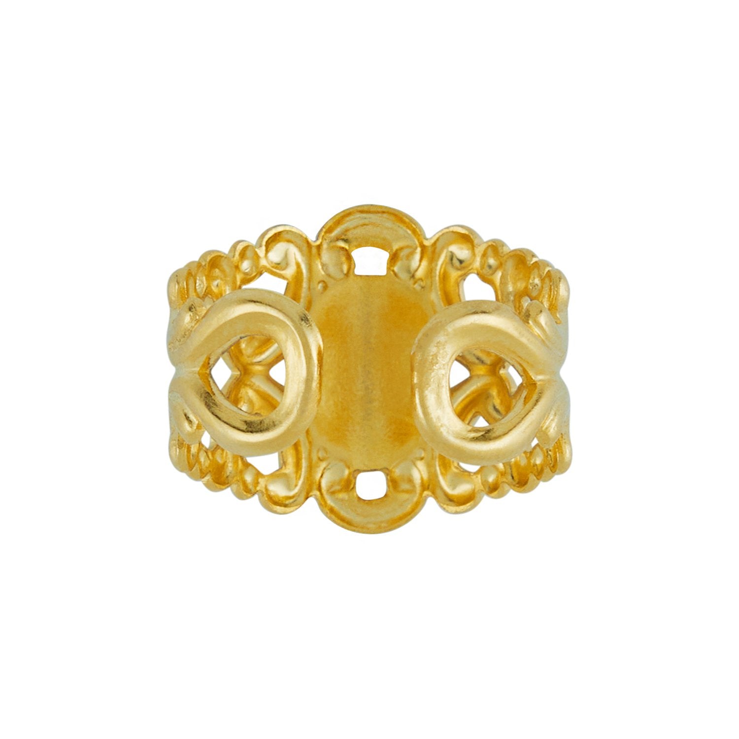 Pearl Fleur De Lis Ring