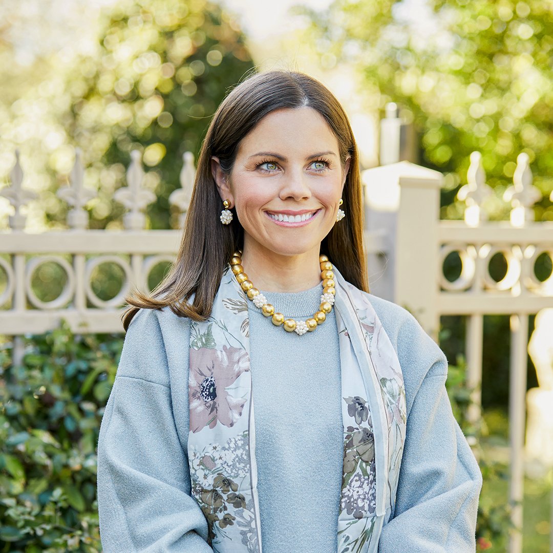 Pearl Cluster Margaret Necklace
